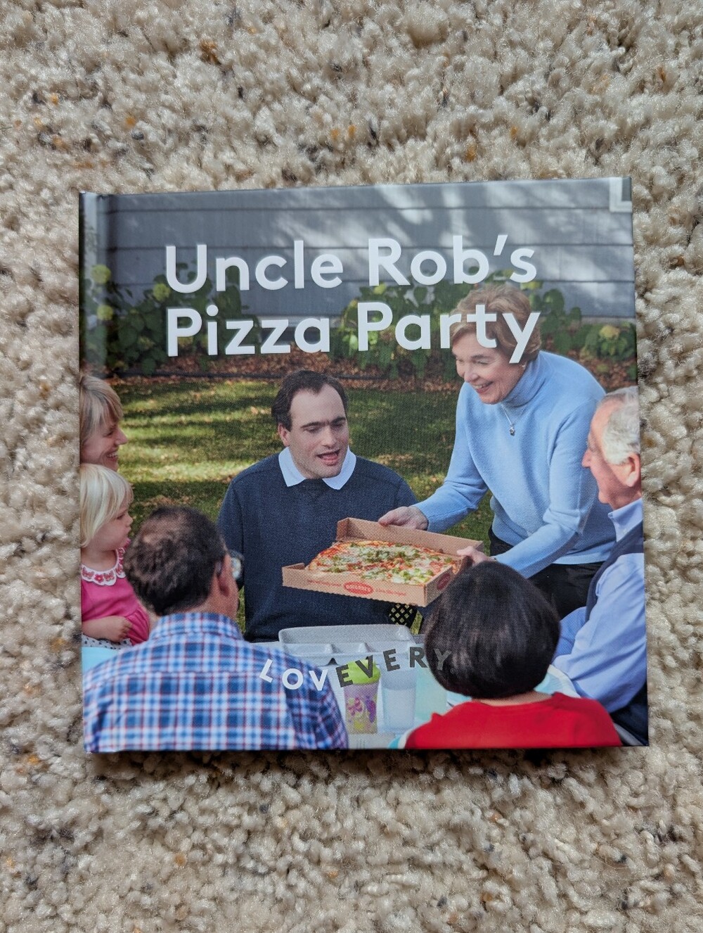 LOVEVERY Board Book- Uncle Rob's Pizza Party